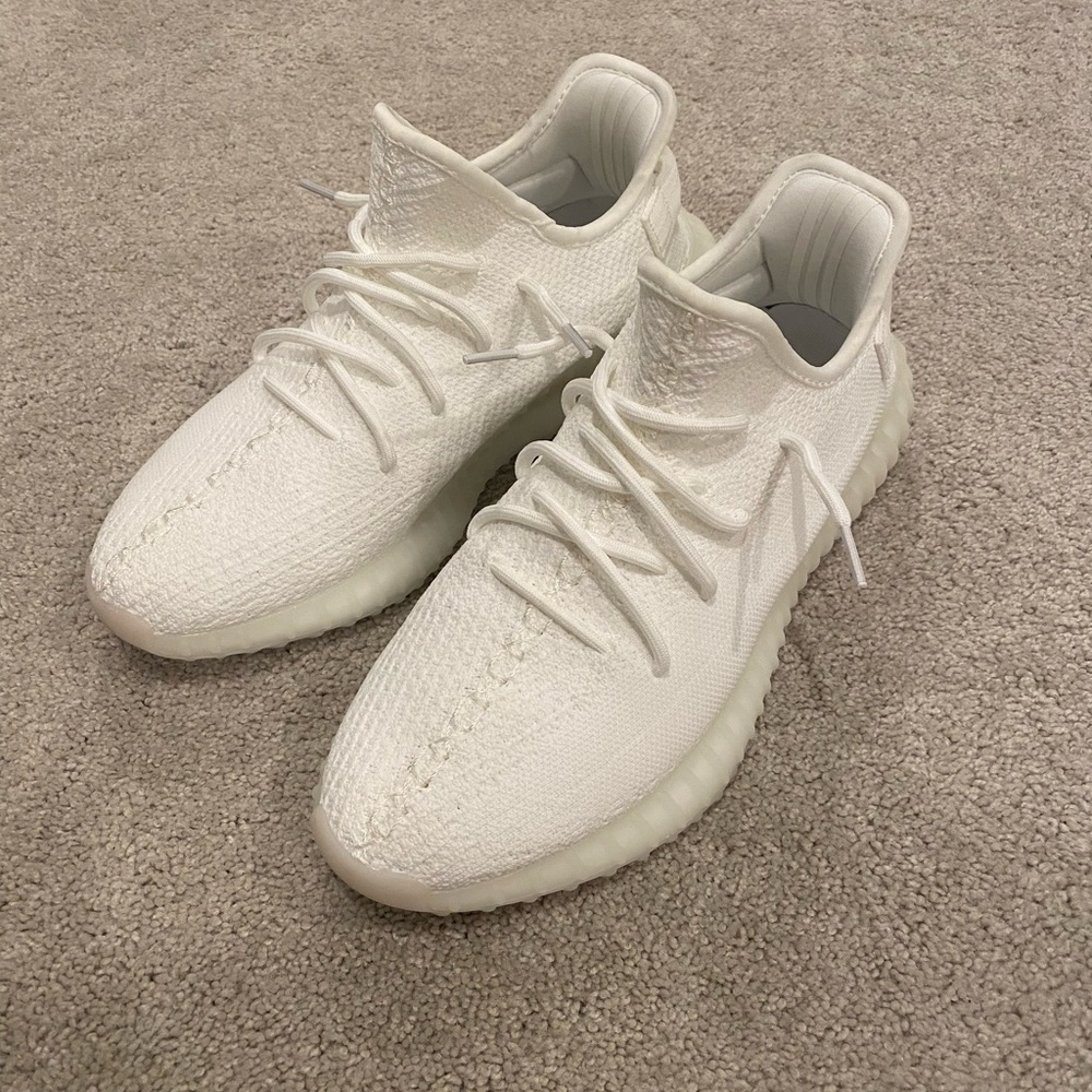 Yeezy Boost 350 V2 Cream White / Triple White Size 10